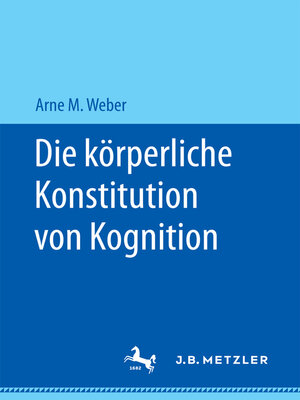 cover image of Die körperliche Konstitution von Kognition